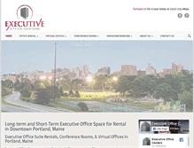 Tablet Screenshot of executiveportland.com